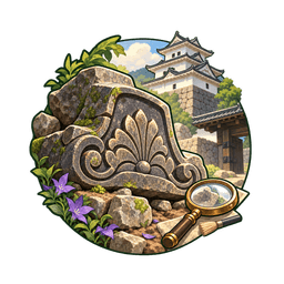 称号『城郭探訪家』の専用イラスト